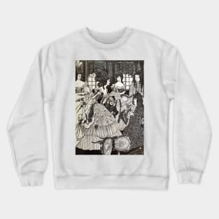 Aubrey Beardsley - The Battle of Beaux and Belles Crewneck Sweatshirt